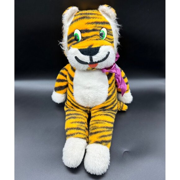 Beloved Toys Other - Vintage Stuffed Animal Tiger Plush Beloved Toys 80s Retro Jungle Carnival Prize